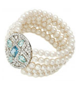 Out of the Blue Five Row Stretch Bracelet
